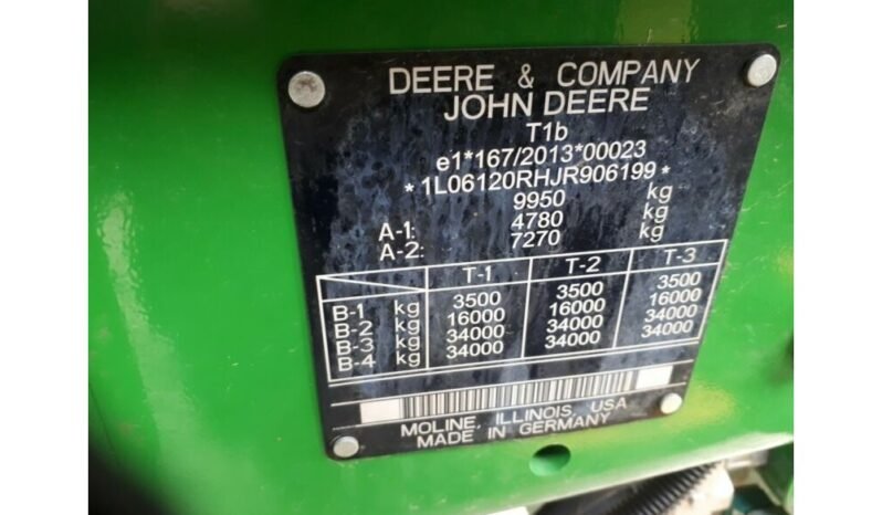 John Deere 6120 R complet