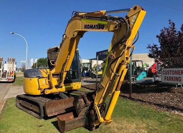 Pelle Komatsu PC88MR-6 8 tonnes longue portée complet