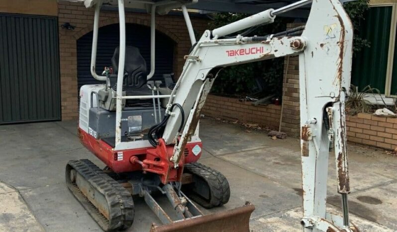 Mini pelle Takeuchi TB016 Moteur Yanmar Diesel 2012 complet